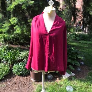 Magenta blouse
